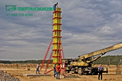 Опалубка высоких колонн CLASSIC